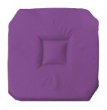 Galette - 4 rabats - 36 x 36 x 3.5 cm - essentiel - prune