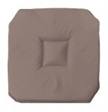 Galette - 4 rabats - 36 x 36 x 3.5 cm - essentiel - taupe