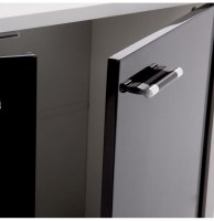 Meuble dessous de lavabo - noir - rangement salle de bain