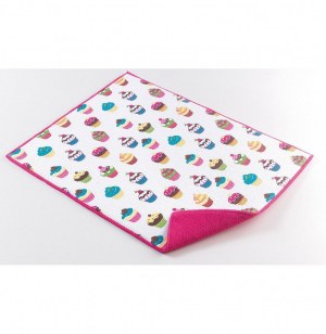 Tapis d'évier - 38 x 50.5 cm - easy déco - fuschia