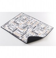 Tapis d'Âvier - 38 x 50.5 cm - easy dÂco - noir