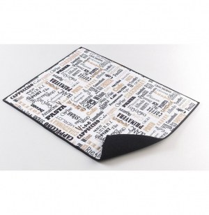 Tapis d'Âvier - 38 x 50.5 cm - easy dÂco - noir