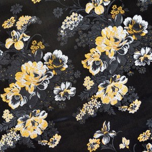 Tissu de brocart au broderie fine - Vente tissus en gros ou moyen quantité (G261)