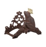 Couvreur de tuyau "roi grenouille" - 25,5 x 15,8 x 20 cm - fonte