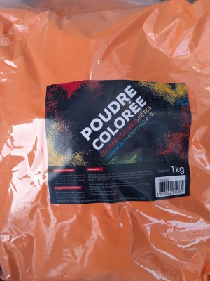 Poudre colorée à jeter, pour fête, carnaval, photo, mariage, course, évènement, ... 5€T...