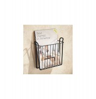 Support mural pour range-revus - 23,5 x 22 x 8,5 cm - métal