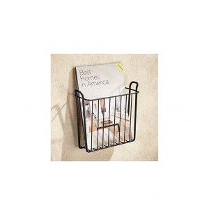 Support mural pour range-revus - 23,5 x 22 x 8,5 cm - métal