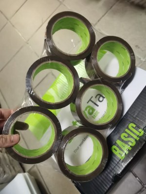 Carton 36 rouleaux de scotch adhésif 55mm x 66m