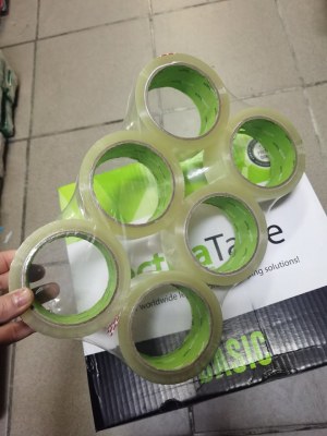 Carton 36 rouleaux de scotch adhésif 55mm x 66m