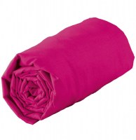 Drap housse 1 personne - 90 x 190 cm - jersey - fuchsia