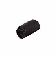 Drap housse 1 personne - 90 x 190 cm - jersey - noir