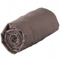 Drap housse 1 personne - 90 x 190 cm - jersey - ombre