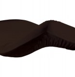 Drap housse 1 personne lina - 57 fils - 90 x 190 cm - cacao