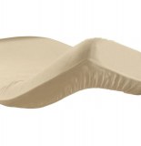 Drap housse 1 personne lina - 57 fils - 90 x 190 cm - sable