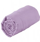 Drap housse 2 personnes jersy - 140 x 190 cm - jersey - lilas