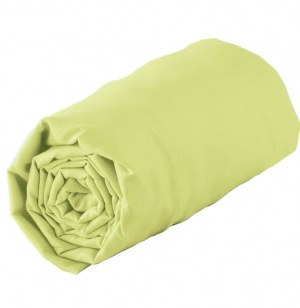 Drap housse 2 personnes jersy - 140 x 190 cm - jersey - vert