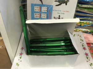 Boites de 50 stylos bleus