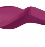 Drap housse 2 personnes lina - 57 fils - 140 x 190 cm - violette