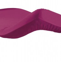 Drap housse 2 personnes lina - 57 fils - 140 x 190 cm - violette