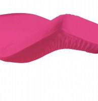 Drap housse 2 personnes lina - 57 fils - 160 x 200 cm - bois de rose