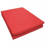 Drap plat 1 personne lina point bourdon - 57 fils - 180 x 290 cm - cor