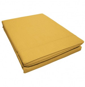 Drap plat 2 personnes lina point bourdon - 57 fils - 240 x 300 cm - mi