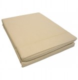 Drap plat 2 personnes lina point bourdon - 57 fils - 240 x 300 cm - sa