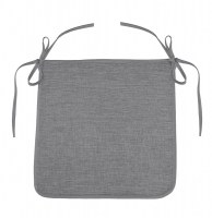 Galette newton - 40 x 40 x 3,5 cm - chambray - gris