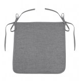 Galette newton - 40 x 40 x 3,5 cm - chambray - gris