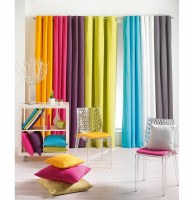 Galette 4 rabats panama - 36 x 36 x 3,5 cm - coton - orange