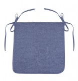 Galette newton - 40 x 40 x 3,5 cm - chambray - bleu