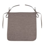 Galette newton - 40 x 40 x 3,5 cm - chambray - beige