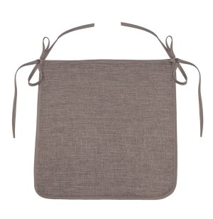Galette newton - 40 x 40 x 3,5 cm - chambray - beige