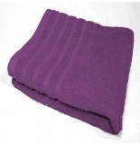 Drap de bain vitamine - 90 x 150 cm - eponge - violet