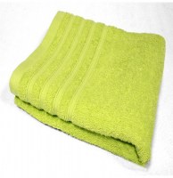 Drap de douche vitamine - 70 x 130 cm - eponge - anis