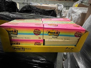 Stock neuf lot papeteries – BIC Cristal Original & Post-it Notes