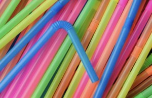 Pailles en plastique