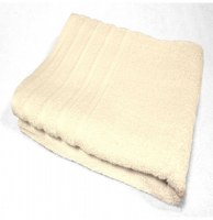 Drap de douche vitamine - 70 x 130 cm - eponge - naturel