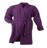 Peignoir kimono taille unique vitamine - eponge - violet