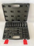 KRAFTMULLER JEU A DOUILLES 1/2"-23PCS SET- KRAFTMULLER 1/2"-23PCS BLACK SOCKET SET