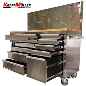 SERVANTE XXL KRAFTMULLER 10 TIROIRS ET PANNEAU ARRIÈRE