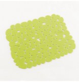 Tapis d'évier protect - 30 x 26 cm - pvc - anis