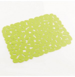 Tapis d'évier protect - 40 x 30 cm - pvc - anis