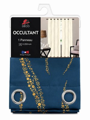 Rideaux occultants Majestic 140 x 250 cm – Déstockage – Vente en gros