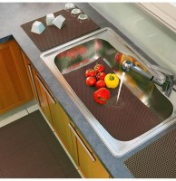 Tapis multi-usage souple tubulo - 65 x 43 cm - marron