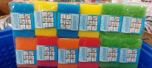 Sachet de 48 éponges cuisine Salle de bain