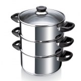 CombinéÂ vapeur polo - 24 cm - acier inoxydable