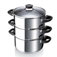 CombinéÂ vapeur polo - 24 cm - acier inoxydable