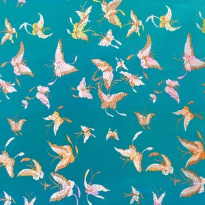 Tissu de brocart au broderie fine - Vente tissus en gros ou moyen quantité (G198)