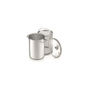 CuiseurÂ aspergesÂ avec panier - 16 cm - acier inoxydable